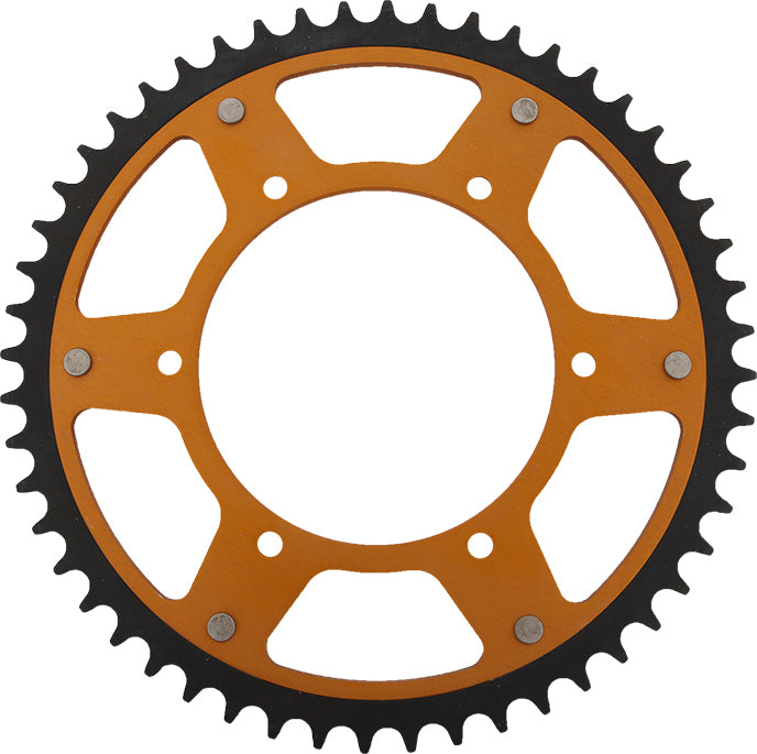 Rear Stealth Sprocket Alu/Stl 52t 520 Gld Kaw/Suz