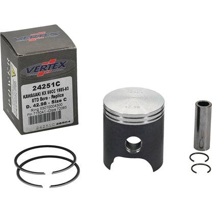 Piston Kit Cast 42.98/Std Kaw/Suz