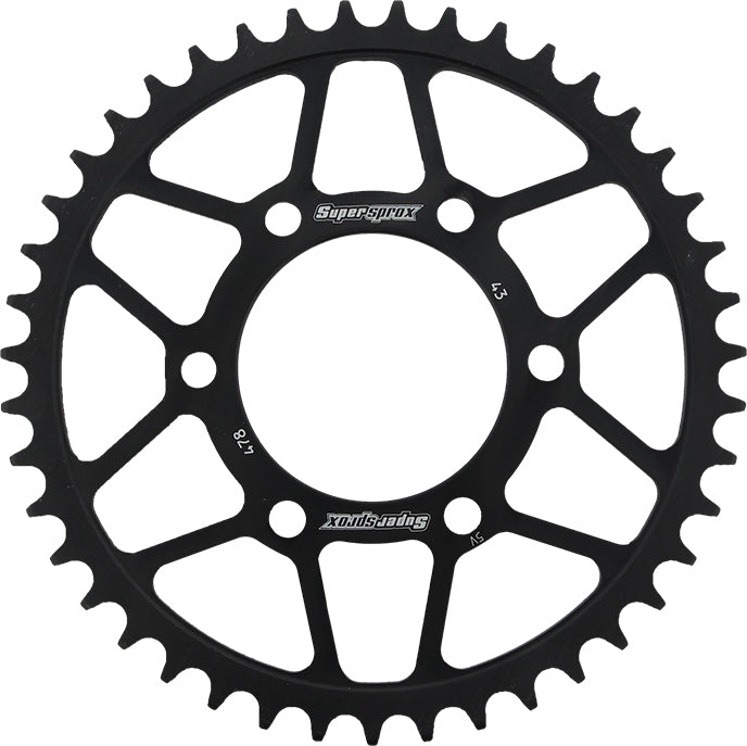 Rear Sprocket Steel 43t 520 Blk Kaw