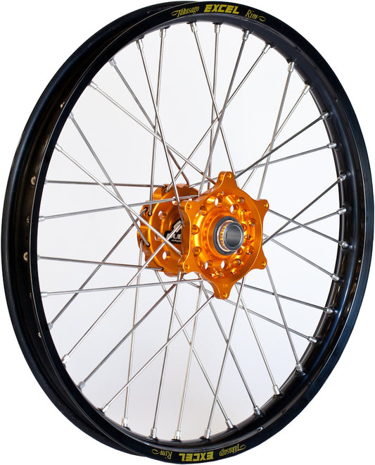 Front Wheel 1.40 X 17 Orange Hub Black Rim