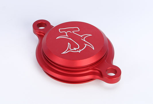 Oil Filter Cover Yz250/450f 10 15 Red