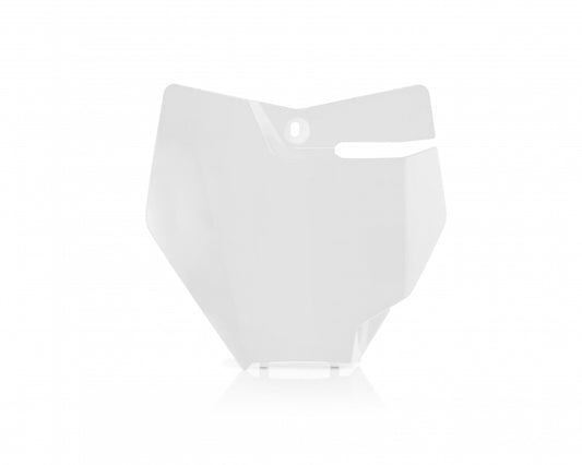 Front Number Plate White