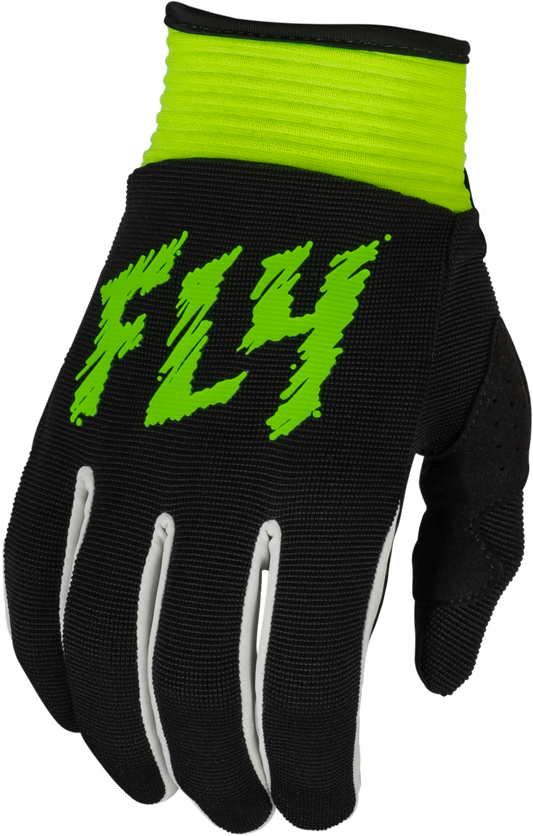 Youth F 16 Gloves Black/Neon Green Yl