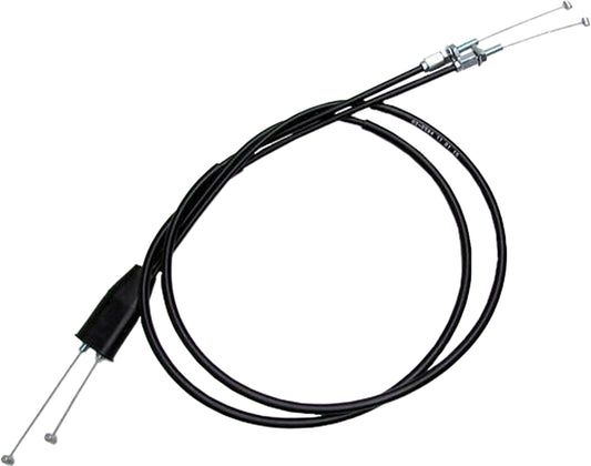 Black Vinyl Throttle Push Pull Cable Set