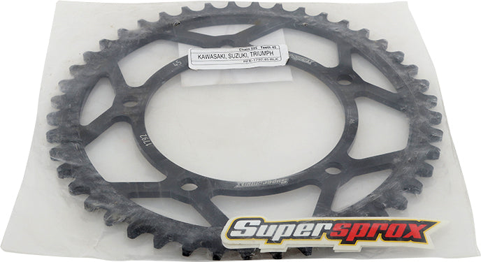 Rear Sprocket Steel 45t 525 Blk Suz/Tri