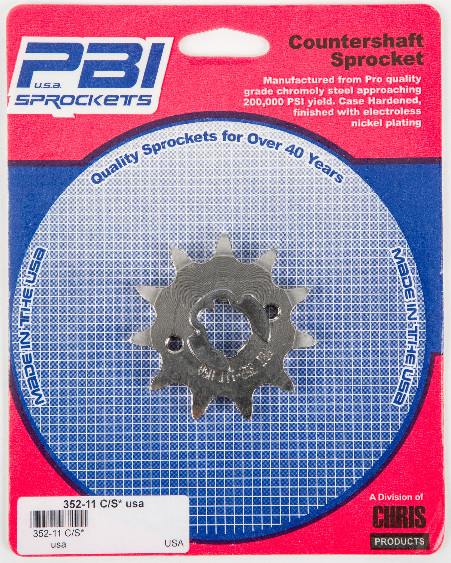 Front Cs Sprocket Steel 11t 520 Hon/Yam