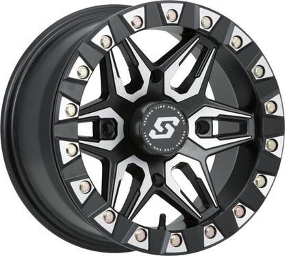 Split 6 Bdlk Wheel 14x7 4/110 5+2 (+10mm) Blk/Machined