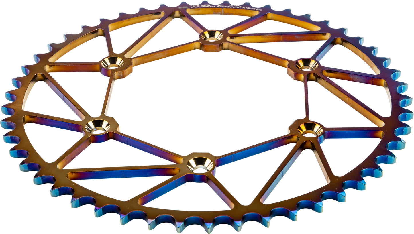 Rear Sprocket Chromoly Stl/Zir 50t 520 Chromatic Ktm/Husq