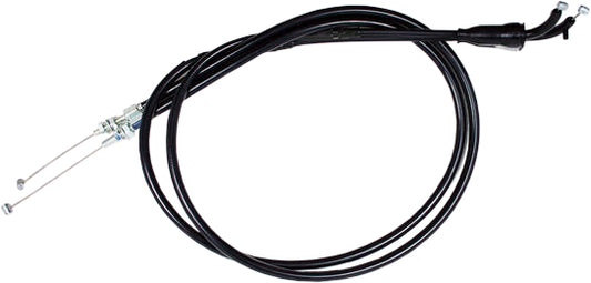 Black Vinyl Throttle Push Pull Cable Set
