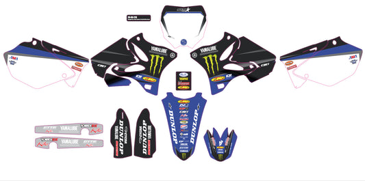 Complete Kit 19 Star Yam Yz 125/250 White Bg