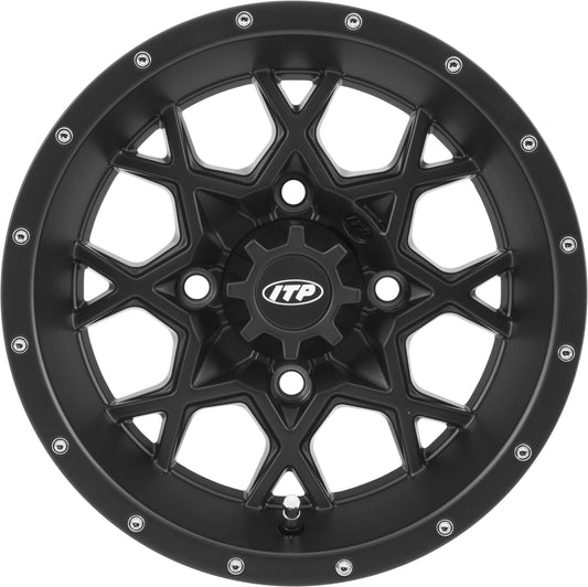 Hurricane 12x7 4/110 5+2 Black
