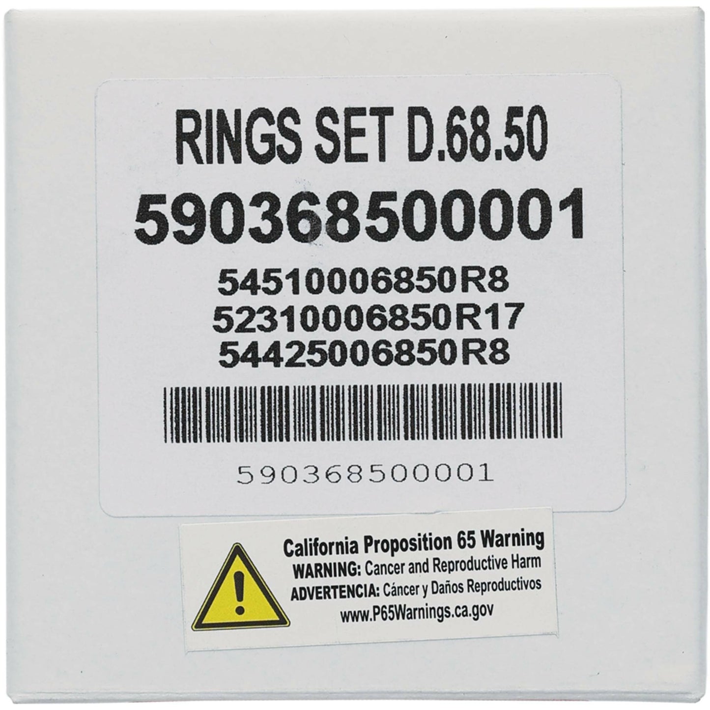 Piston Rings 68.46mm Hon For Vertex Pistons Only