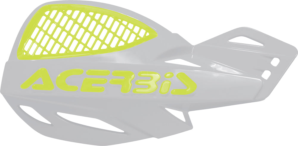 Uniko Vented Handguards White/Fluorescent Yellow