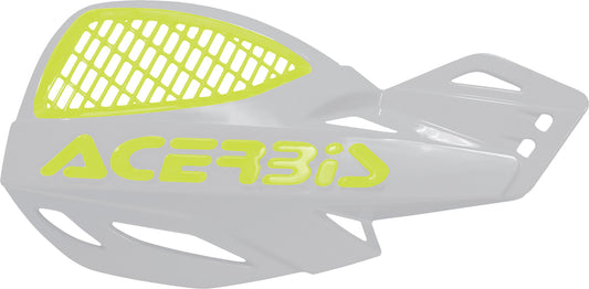 Uniko Vented Handguards White/Fluorescent Yellow
