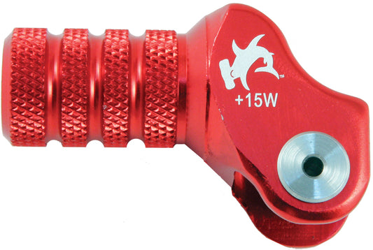 Billet Shift Lever Offset Tip Red +15mm