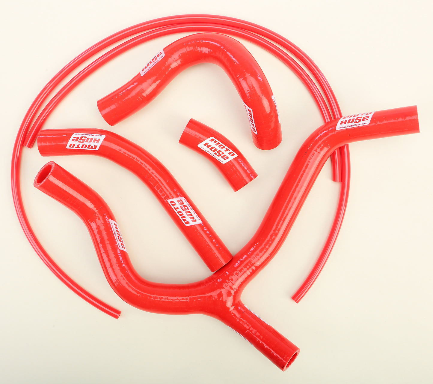 Silicone Y Hose Kit (Red)
