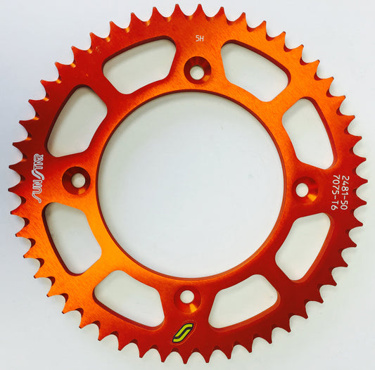 Rear Sprocket Aluminum 50t 428 Org Husq/Ktm