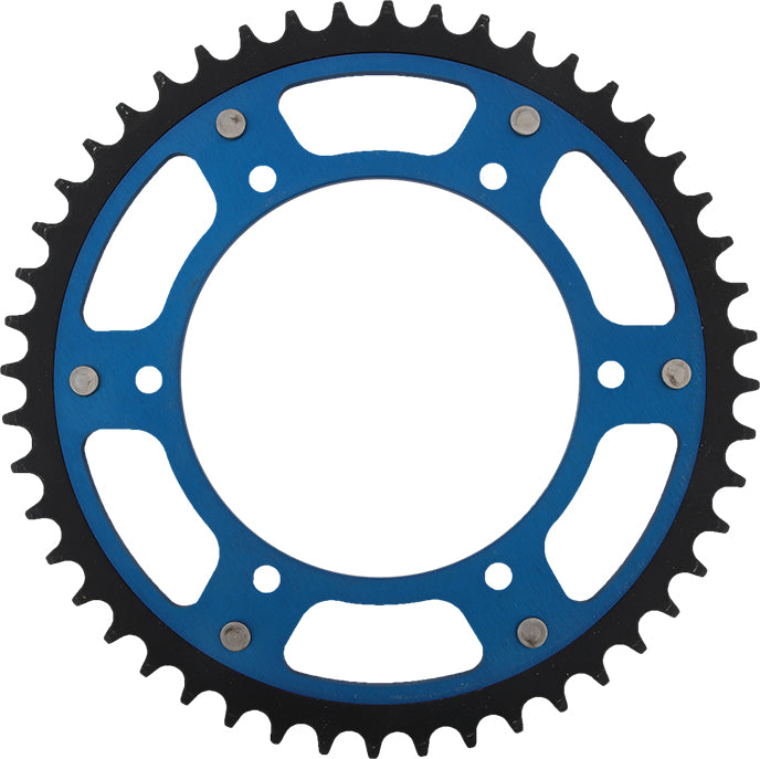 Rear Stealth Sprocket Alu/Stl 48t 520 Blu Yam