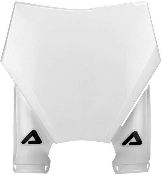 Front Number Plate Ktm White