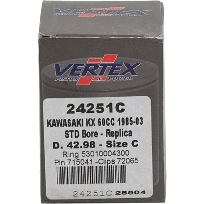 Piston Kit Cast 42.98/Std Kaw/Suz