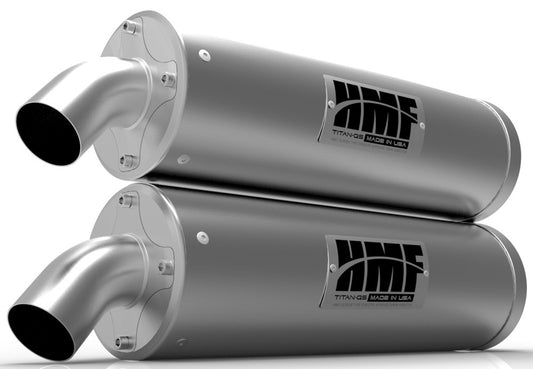 Titan Series Exhaust Full Sys Blackout Spring Mount
