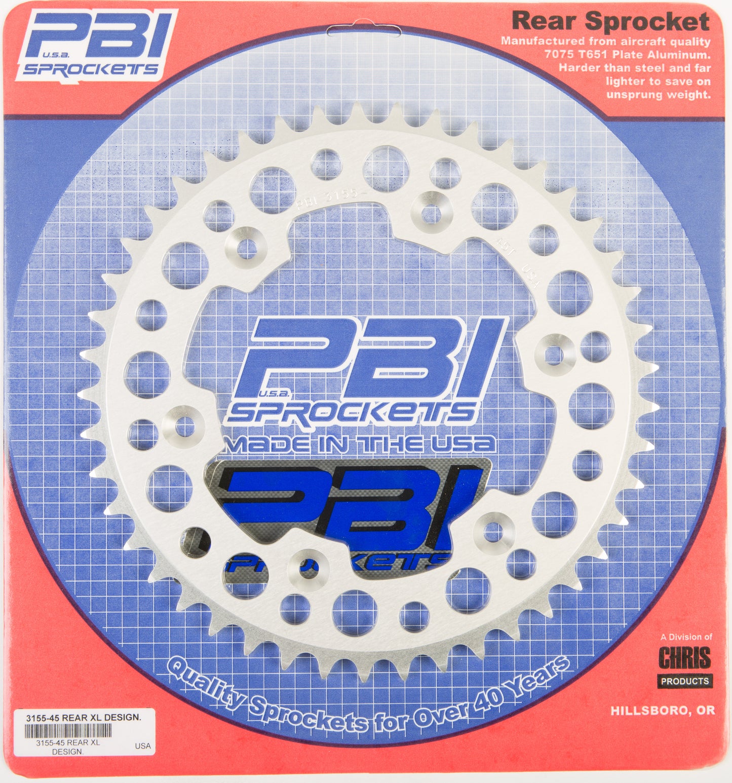 Rear Sprocket Aluminum 45t 520 Beta/Hon