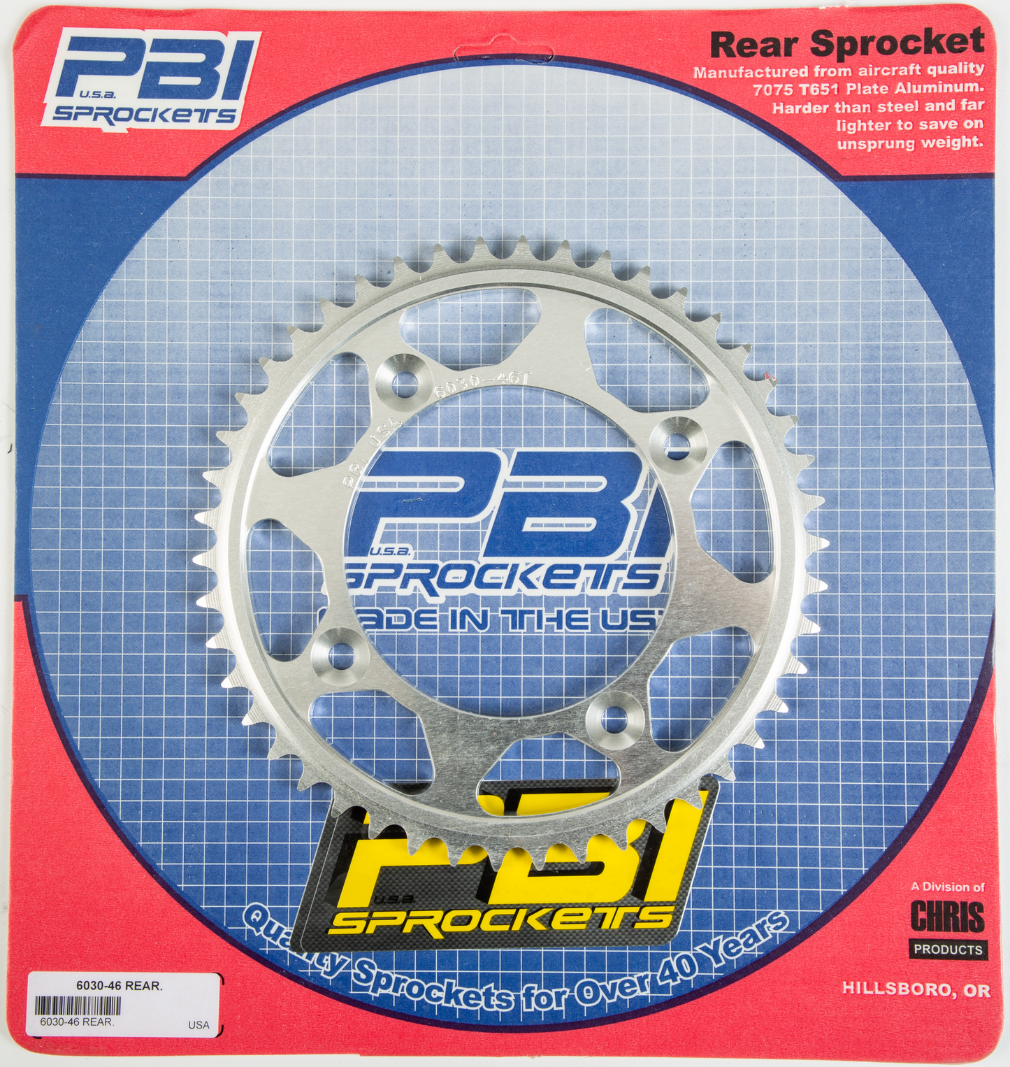 Rear Sprocket Aluminum 46t 428 Suz/Yam