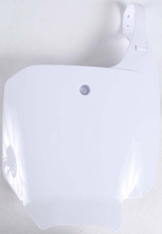 Front Number Plate White