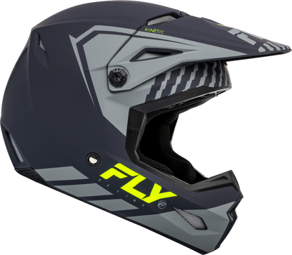 Youth Kinetic Menace Helmet Matte Grey/Hi Vis Yl