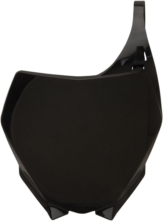 Front Number Plate Black