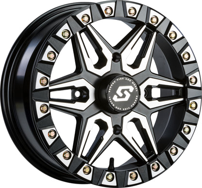 Split 6 Bdlk Wheel 15x6 4/137 5+1 (+38mm) Blk/Machined
