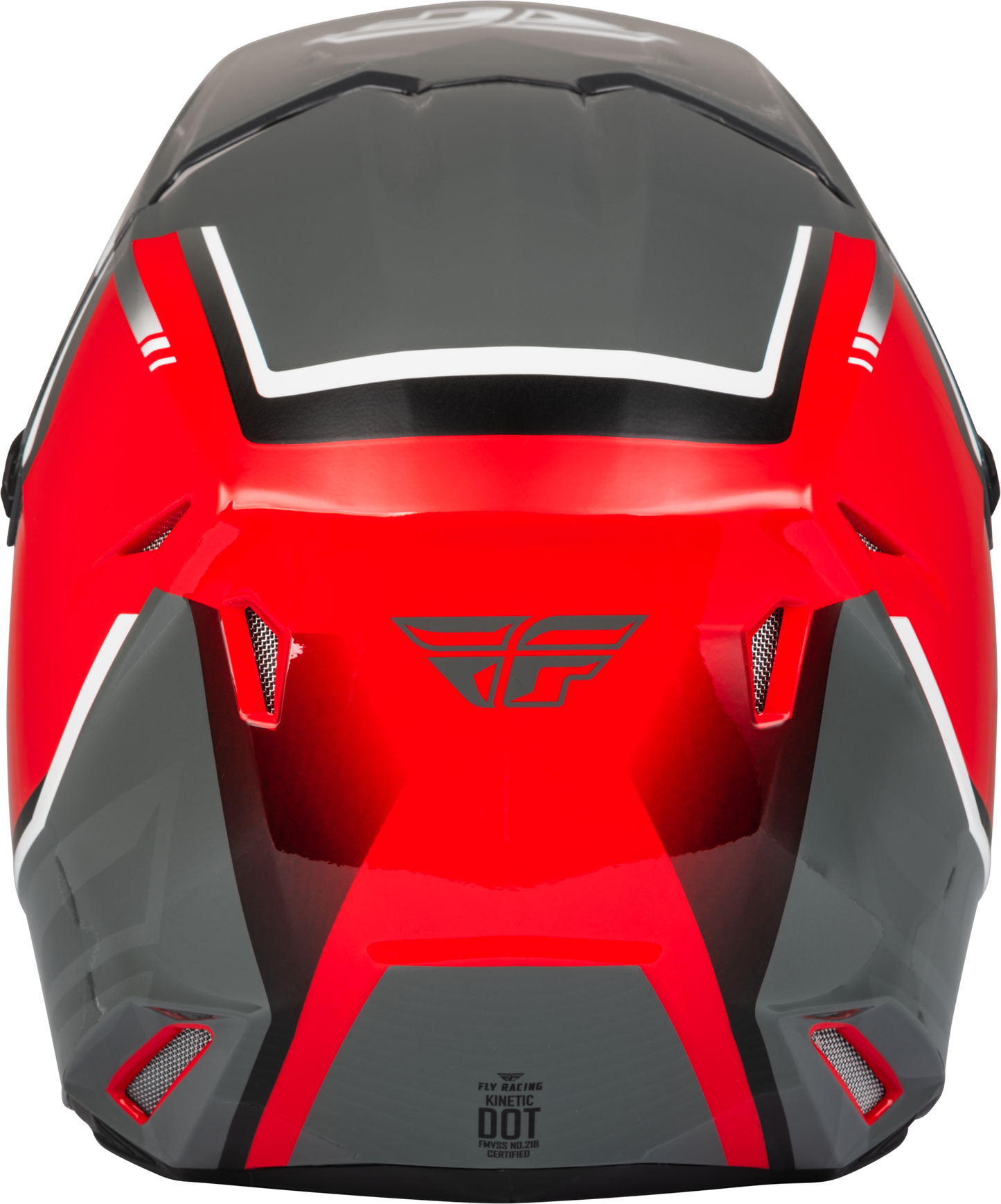 Youth Kinetic Vision Helmet Red/Grey Yl