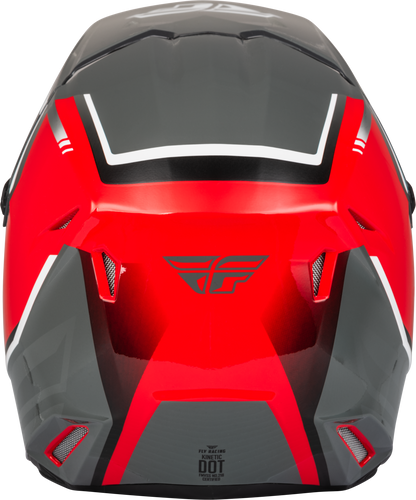 Youth Kinetic Vision Helmet Red/Grey Yl