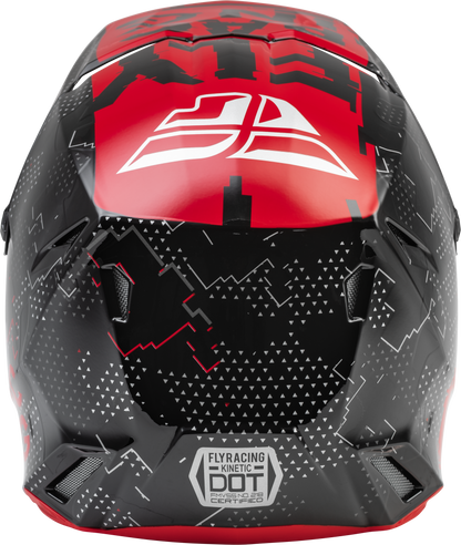 Youth Kinetic Scan Helmet Black/Red Ym