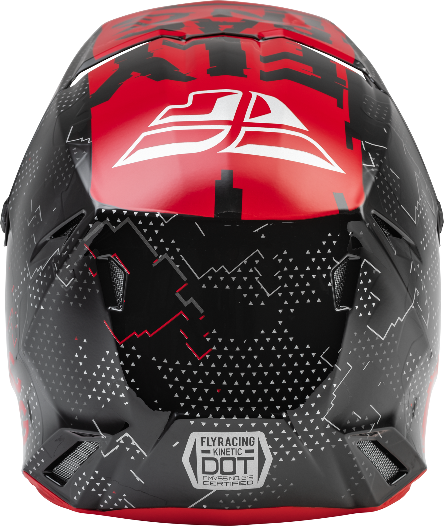 Youth Kinetic Scan Helmet Black/Red Ys