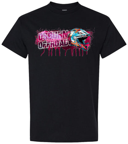 Osburn Offroad Grunge Helmet Red Tee