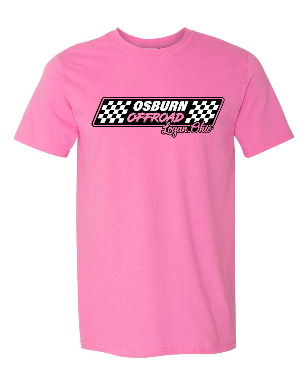 Osburn Offroad Racer Logo Tee Pink