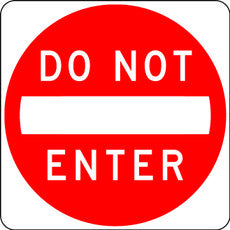 R5-1 Do Not Enter