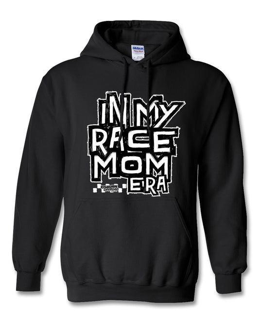 Race Mom Era Black Hoodie