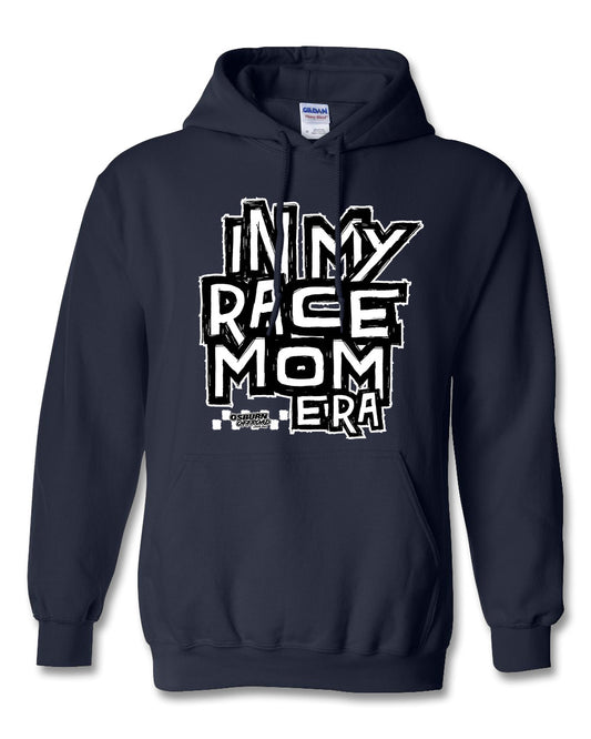 Race Mom Era Navy Hoodie