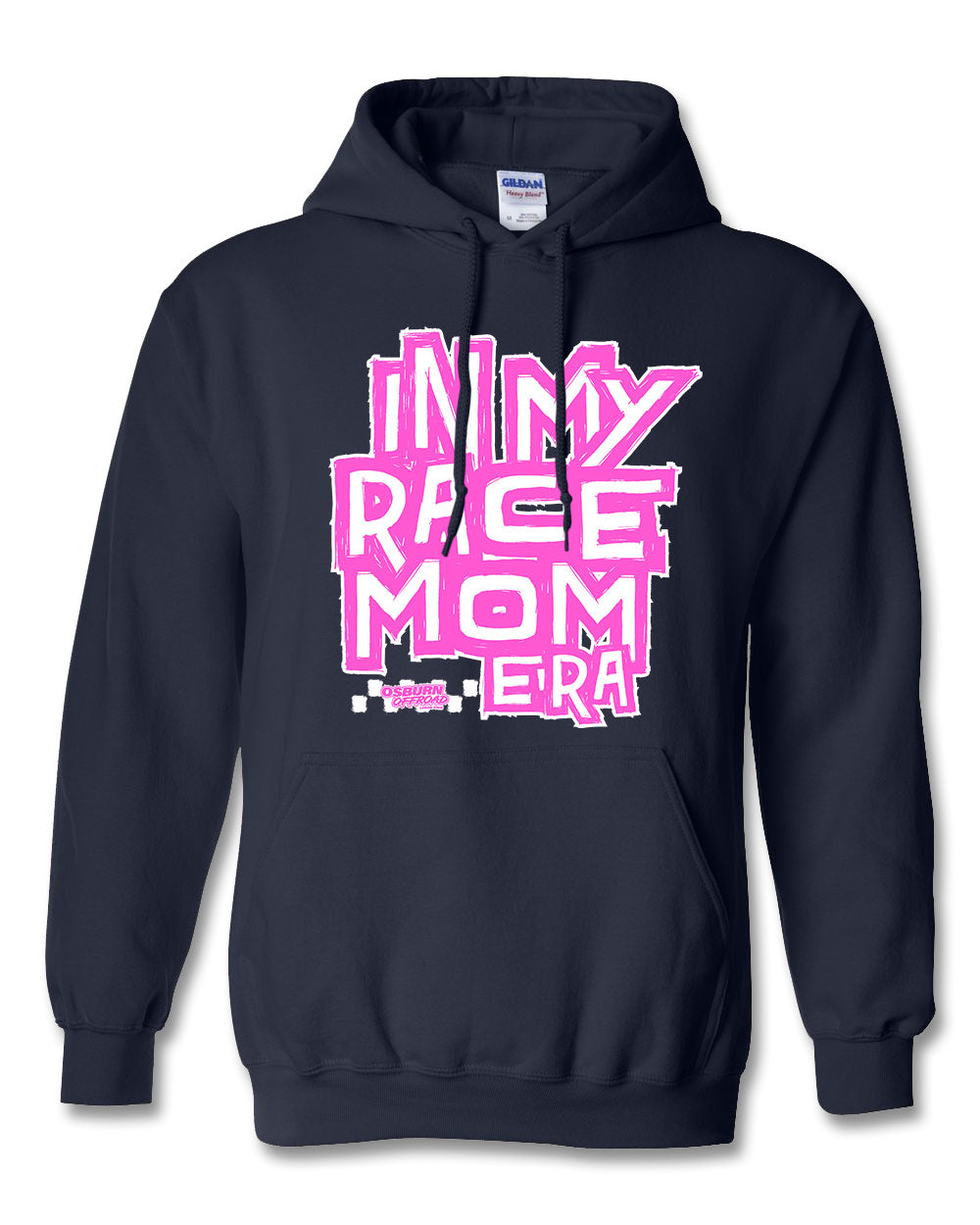 Race Mom Era Navy Hoodie