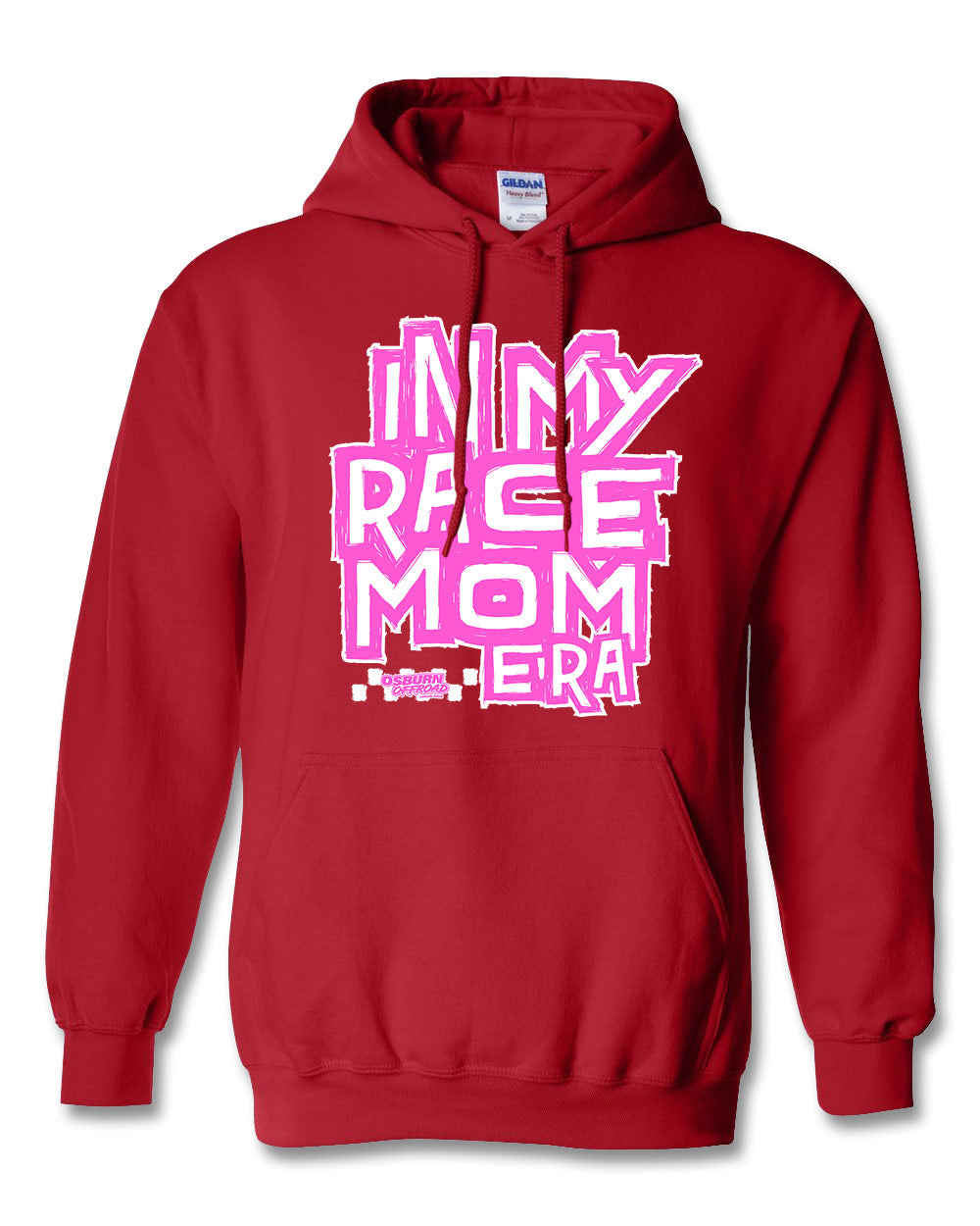 Race Mom Era Red Hoodie