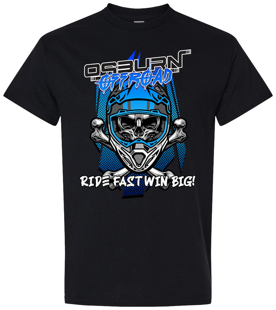 Osburn Offroad Ride Fast Blue Tee