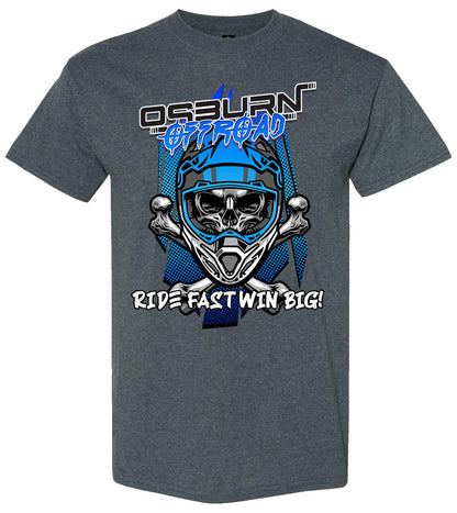 Osburn Offroad Ride Fast Blue Tee