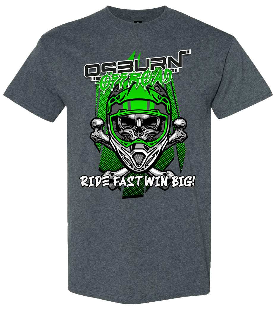 Osburn Offroad Ride Fast Green Tee