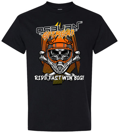 Osburn Offroad Ride Fast Orange Tee