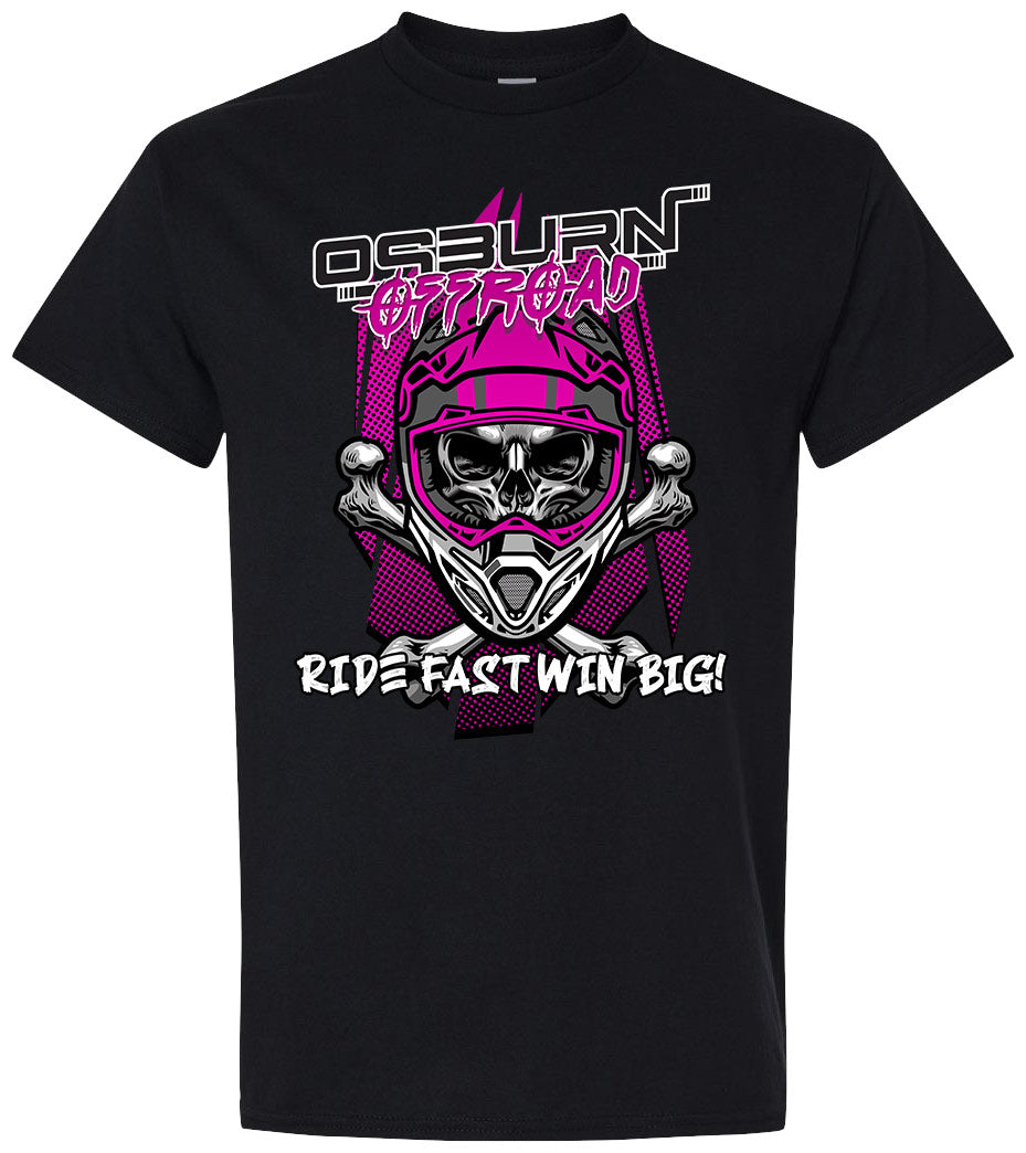 Osburn Offroad Ride Fast Pink Tee