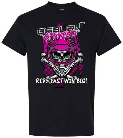 Osburn Offroad Ride Fast Pink Tee